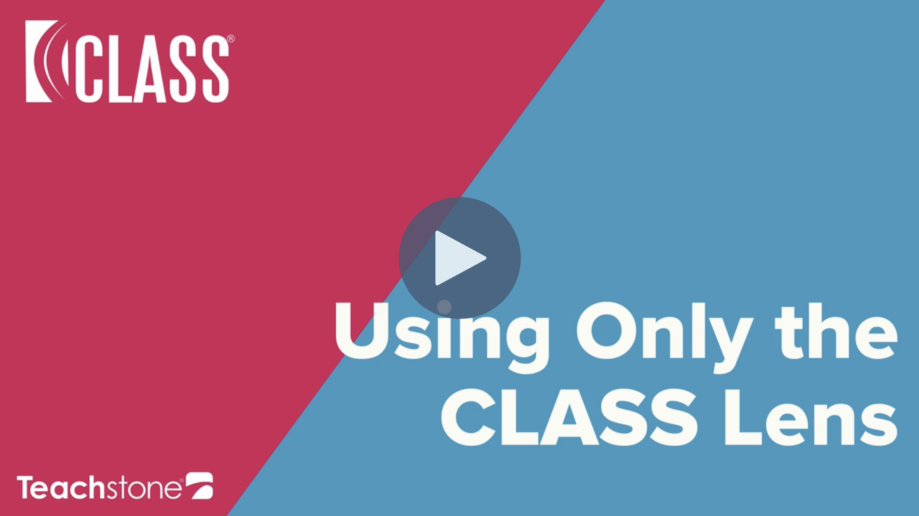 CLASS_Using Only the CLASS Lens